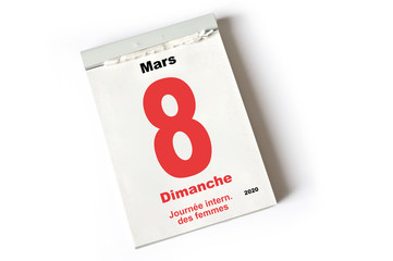 8. Mars 2020 Journée internationale des femmes