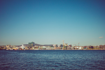 Obraz premium Zachód słońca nad Oslo, Norwegia