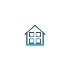 Home icon design. Essential icon vector illustration