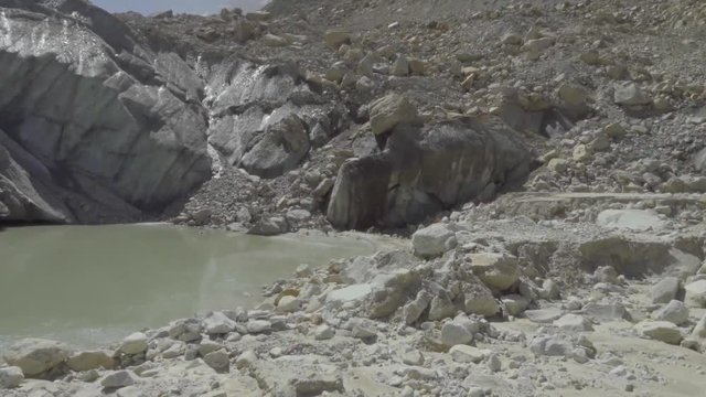 Gomukh, which is about 18 km from the town of Gangotri, is the precise source of the Bhagirathi river, an important tributary of the Ganges.The Gangotri glacier is a traditional Hindu pilgrimage site.