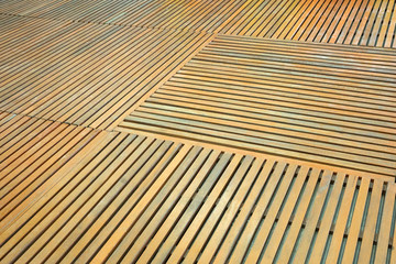Fototapeta premium Pattern of slat flooring.