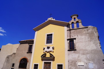Fototapeta premium Church of the Assumption of the Virgin and of St. Joseph. Livorno, Tuscany, Italy