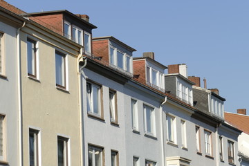 Fototapeta premium Dächer, Dachfenster, Wohngebäude