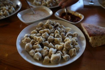 a plate of Turkish Mantis 