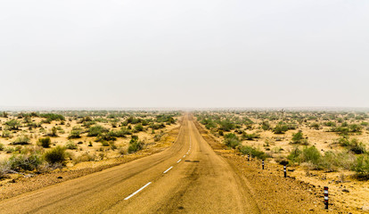 Naklejka premium the endless roads