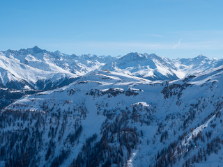 Winterlandschaft in den Bergen