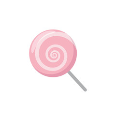 Pink lollipop icon
