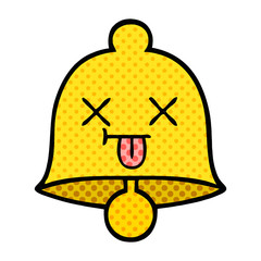 comic book style cartoon bell
