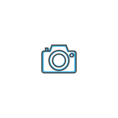 Photo camera icon design. Essential icon vector illustration