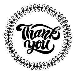 Thank you. Hand drawnlettering illustration