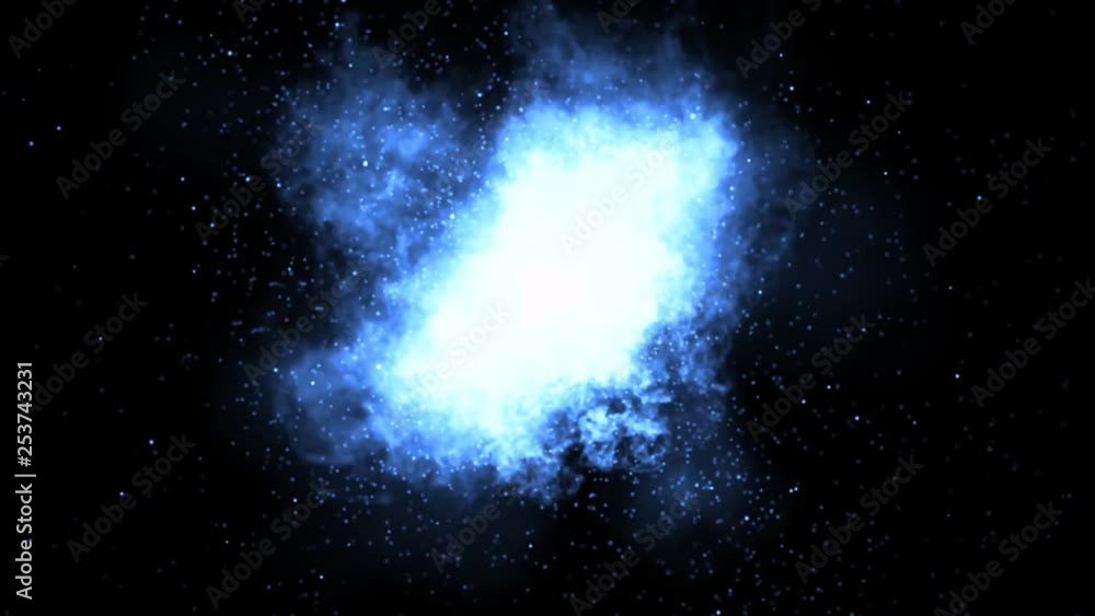 Aufkleber shockwave power fire explosion loop/ animation of a powerful fire speed explosion wave effect with f