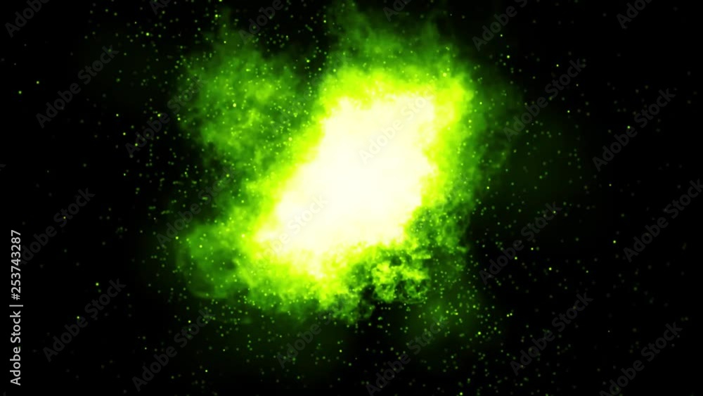 Poster shockwave power fire explosion loop/ animation of a powerful fire speed explosion wave effect with f