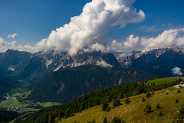 View from Monte Elmo near Sesto, Trentino Alto Adige - Italy