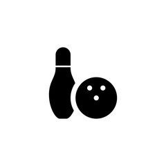 Bowling game icon.