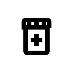 Medicine icon. Medical pill sign
