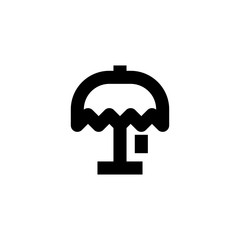 Umbrella icon. Weather sign