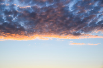 Naklejka na ściany i meble clouds landscape sunset sun set