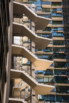 New block of flats, Chippendale, Sydney, Australia