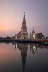 Pagoda at night