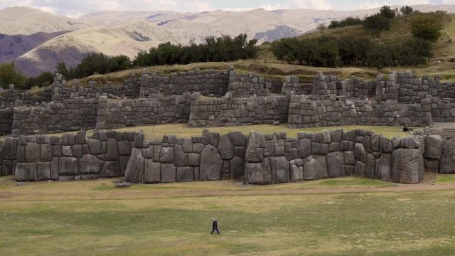 Sacsayhuaman, ancient Inca fortress, Peru.