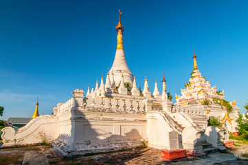 Fototapeta na wymiar Maha Aung Mye Bom San Monastery complex, Inwa, Mandalay Region, Myanmar.