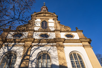 Fototapeta na wymiar Fassade der Dreifaltigkeitskirche in Speyer