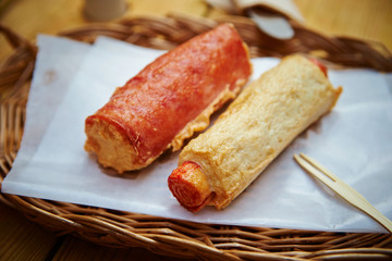 Korean deep fried fishcake 