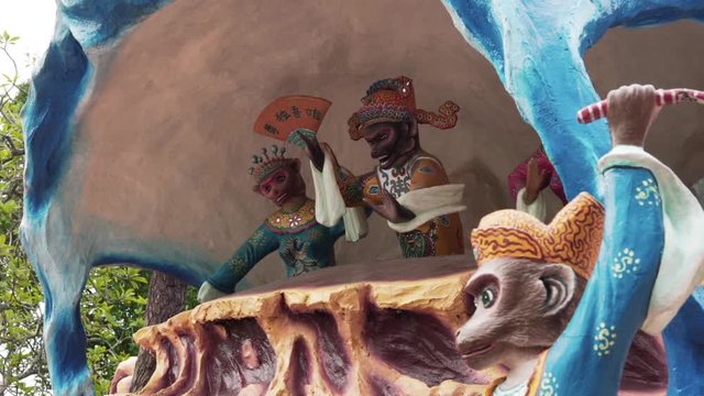 Haw par villa theme park Chinese sculptures mythology folklore singapore