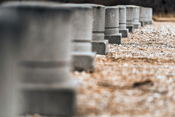 Concrete fence for Parking