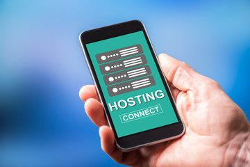 Hosting concept on a smartphone