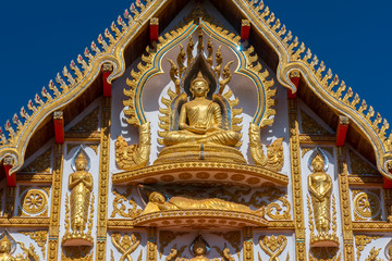 Fototapeta na wymiar Wat That Phoun temple in the capital city of Laos, Vientiane.