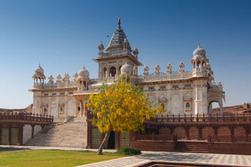 Naklejka premium Jaswant Thada, mausoleum of Maharaja Jaswant Singh II, Jodhpur, Rajasthan, India.