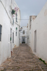 calle del municipio de Vejer de la Frontera y uno de los llamados pueblos blancos de Andalucía	