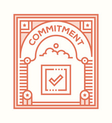 COMMITMENT ICON CONCEPT