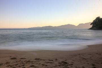 efecto seda en la playa