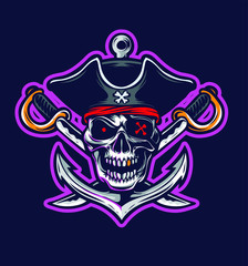 pirate logo vector