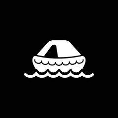 Ship icon vector