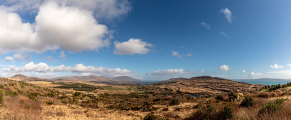 Fototapeta na wymiar Panoramic view of Castletownbere, Beara Peninsula, County Cork, Ireland