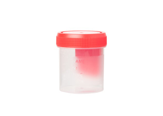 analysis container on a white background