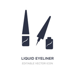 liquid eyeliner icon on white background. Simple element illustration from Fashion concept.