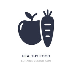 healthy food icon on white background. Simple element illustration from Food concept.