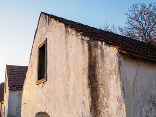 Giebel von altem Weinkeller