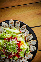 Korean fishcake salad