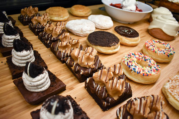 brownies and doughnuts