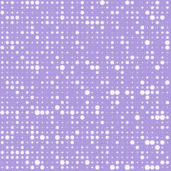White circles on violet background   