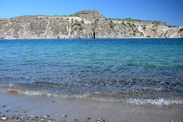 Fototapeta na wymiar Blick von Agios Antonios nach Gyali