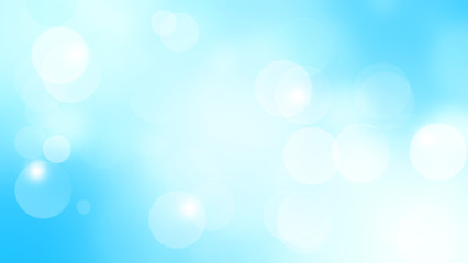 Obraz premium Abstract blue background with bokeh