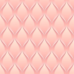 decorative background with 3D ornament, seamless pattern