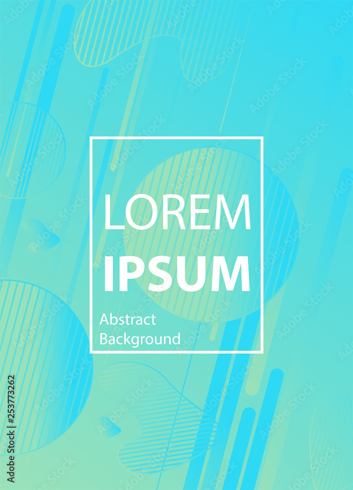 Aufkleber abstract background design template with minimalist combinations