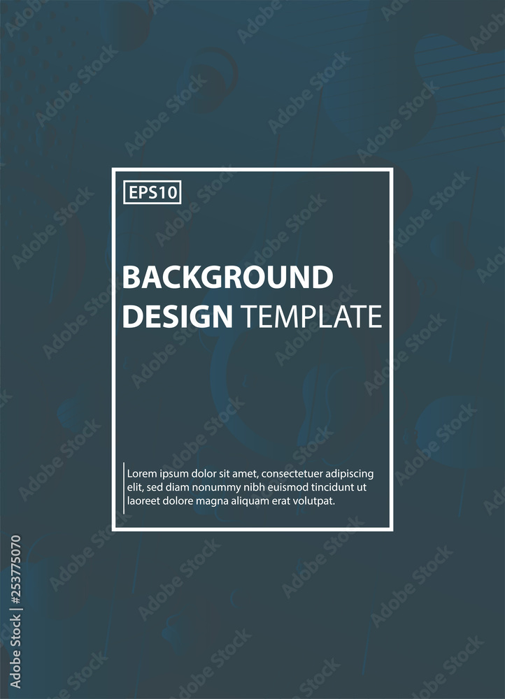 Aufkleber abstract background design template with minimalist combinations